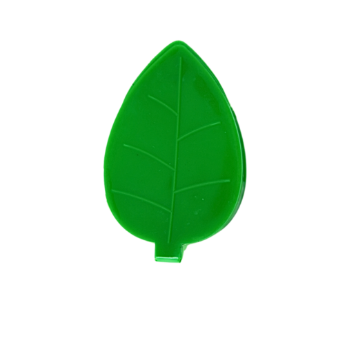 Plant Climbing Clips ( Pack of 15 ), a leaf shaped clip is in green color