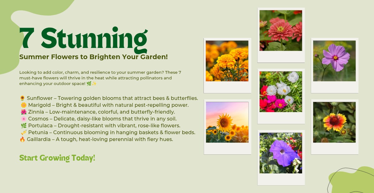 Best Flower Seeds to Grow in the Summer Season