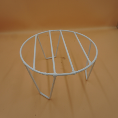 Round Plant Stand White