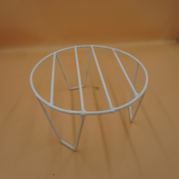Round Plant Stand White