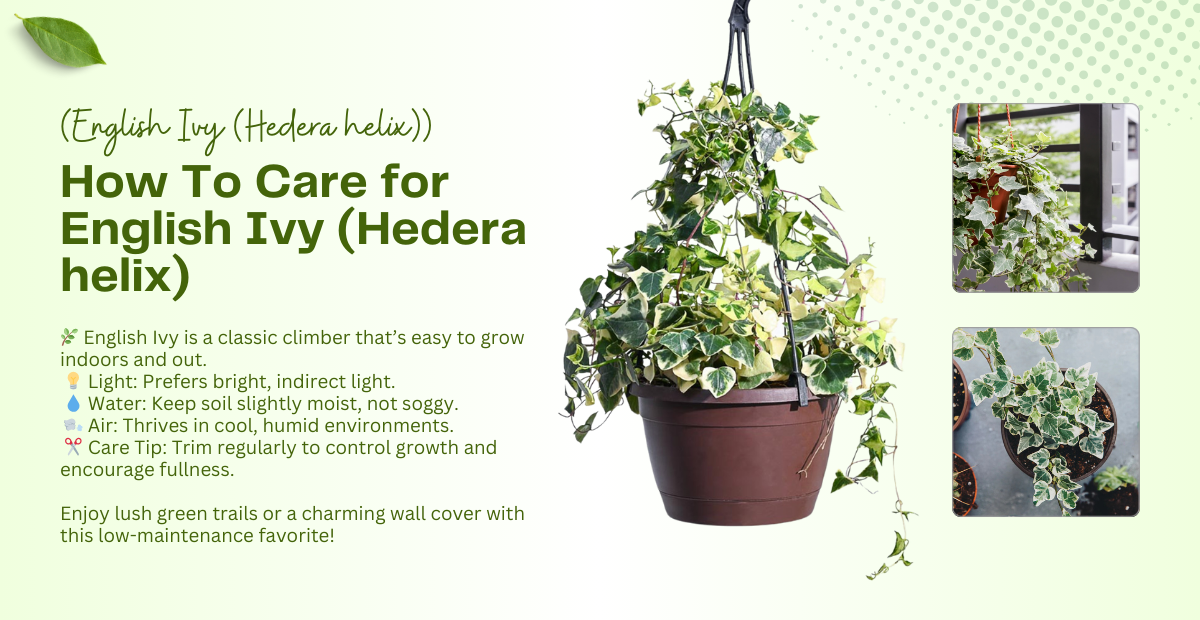 Bring Home the Timeless Beauty of English Ivy in 2025